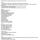 Rechten Außenspiegel LED-Signalanzeigeleuchte für Subaru Forester 2014-2015