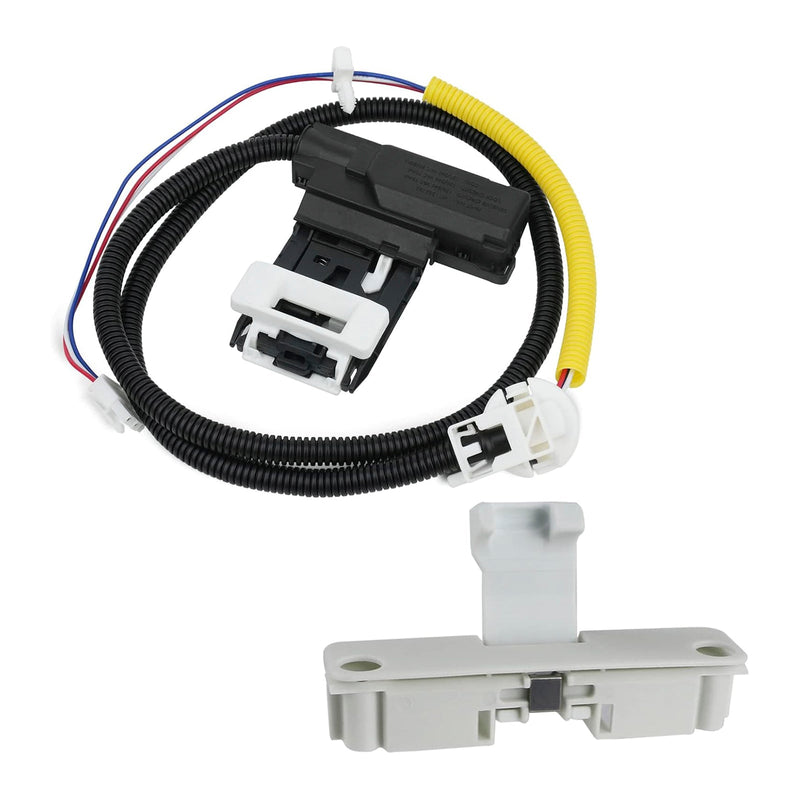 W11307244  W10682535 Pesukoneen kannen lukko ja W10837741 Kannen pysäytin Maytagille