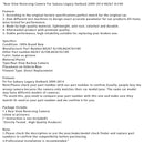 Rückfahrkamera für Subaru Legacy und Outback (2009–2014), Teilenummer 86267-AJ100