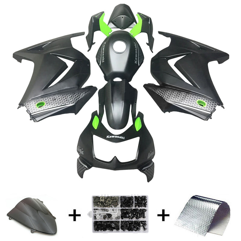 2008-2012 Kawasaki EX250 Ninja250R Injection Fairing Kit Body Plastic ABS