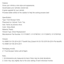 Glänzend schwarz Frontstoßstange Nierengrill Grille für BMW X3 X4 F25 F26 2014-2017