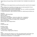 MG GS HS 30T Brake Booster Vacuum Pump 10254134 0560217361 9140300310