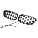 2004-2009 dla BMW serii 5 Touring E61 520i 523i 525i 528i 530i 535i 540i 545i 550i 2-częściowa sportowa atrapa chłodnicy w błyszczącej czerni