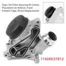 2010–2011 BMW 528i Basislimousine 4-Türer Motorölkühler Ölfilter Montage 11428637812