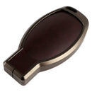 Benz GLC GLK CLS GLA CLA AMG Legierung Aluminium TPU Autoschlüssel Braun Hülle Cover