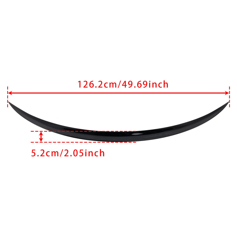 2016+ Mercedes-Benz E-Class C238 W213 Coupe AMG Style Gloss Black Rear Spoiler