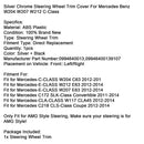 Silber Chrom Lenkrad Trim Abdeckung Für Mercedes Benz W204 W207 W212 C-Klasse