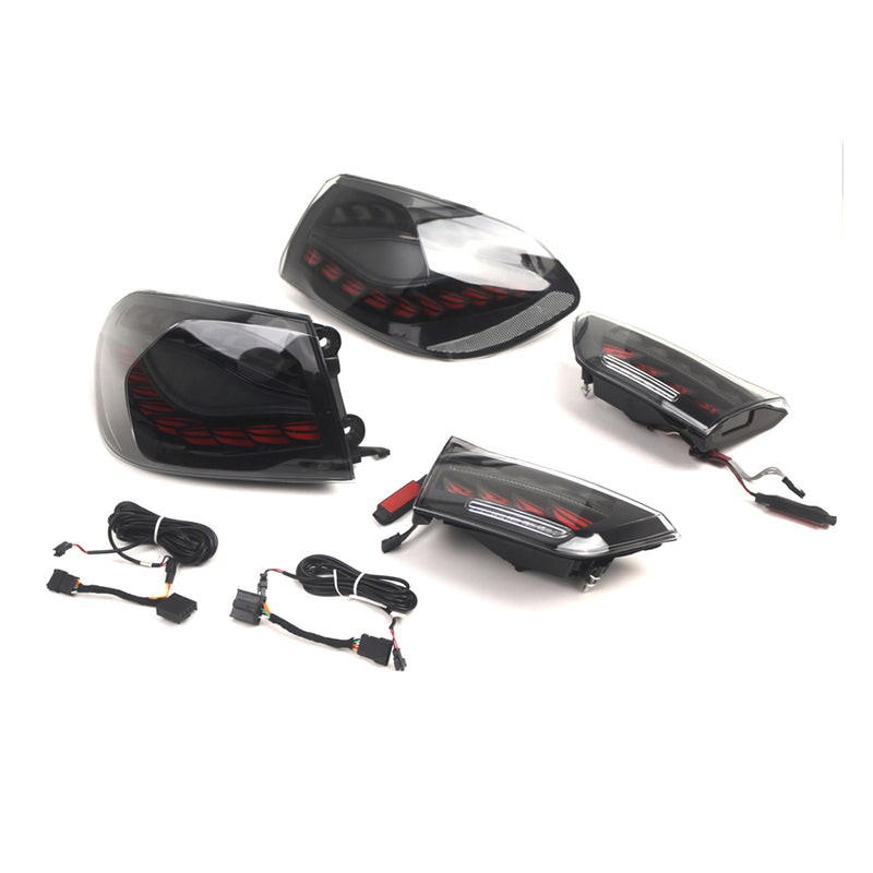 2013 2014–2020 BMW F32 (coupé/cabrio) til venstre og til højre LED baglygter, baglys modul 63217296100 63217296099