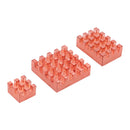 Kühler Orange Pi RV2 Entwicklungsboard Kühlkörper aus reinem Kupfer, selbstklebender Kühler