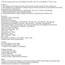 L+R LED Rücklicht Äußeres Rücklicht 3 Pin Für Tesla Model 3 Y 2017-2023