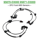 2 Stück ABS-Sensoren vorne für Hyundai Tucson TL 2015-2021 95670-D3000 95671-D3000