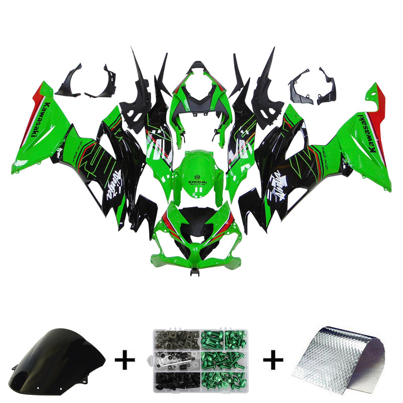 2019-2023 Kawasaki ZX6R insprutningsskyddssats kroppsplast ABS