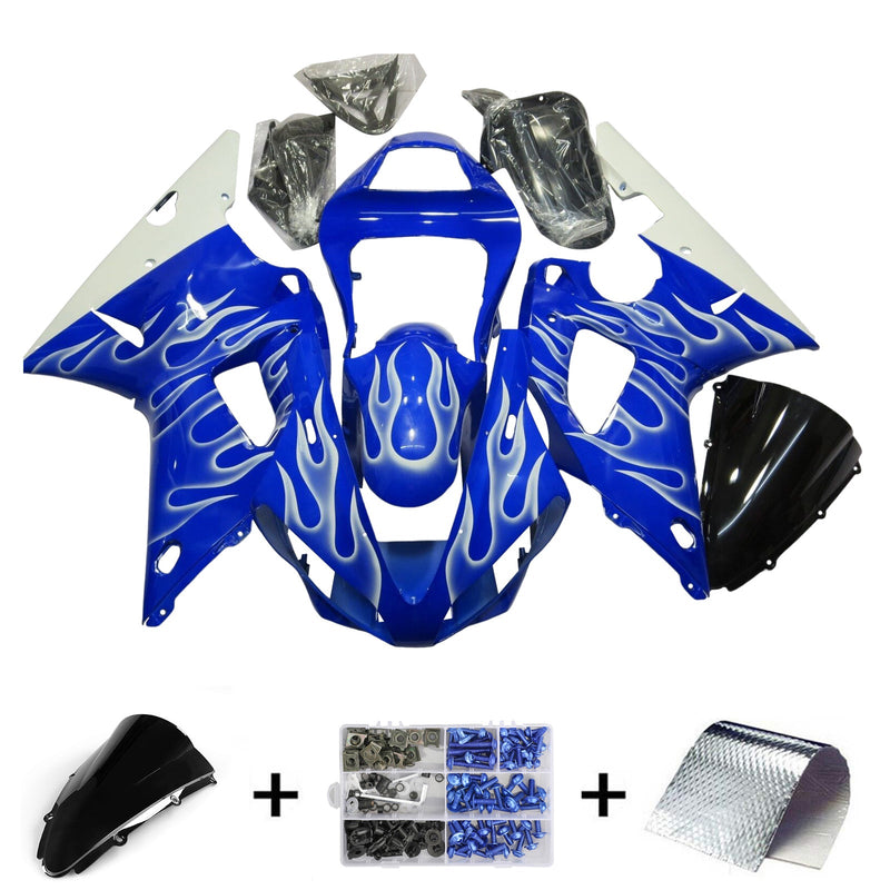 2000-2001 Yamaha YZF 1000 R1 insprutningsskyddssats kropp plast ABS