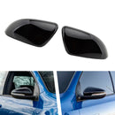 2pcs Gloss Black Door Wing Mirror Cover Caps Casing For VW Golf MK6 2009-2013 5K0857538