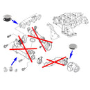 EGR Valve Cooler Repair Replace kit für BMW M47N2 M57N2 E46 E90 E60 E61 E83