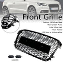 Glans sort front bikakestøtfangergrill for Audi A1 S1 2010-2014