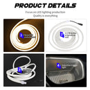 Front Trunk Ambient Atmosphere LED Light Strip White For Tesla Model 3/Y/S/X