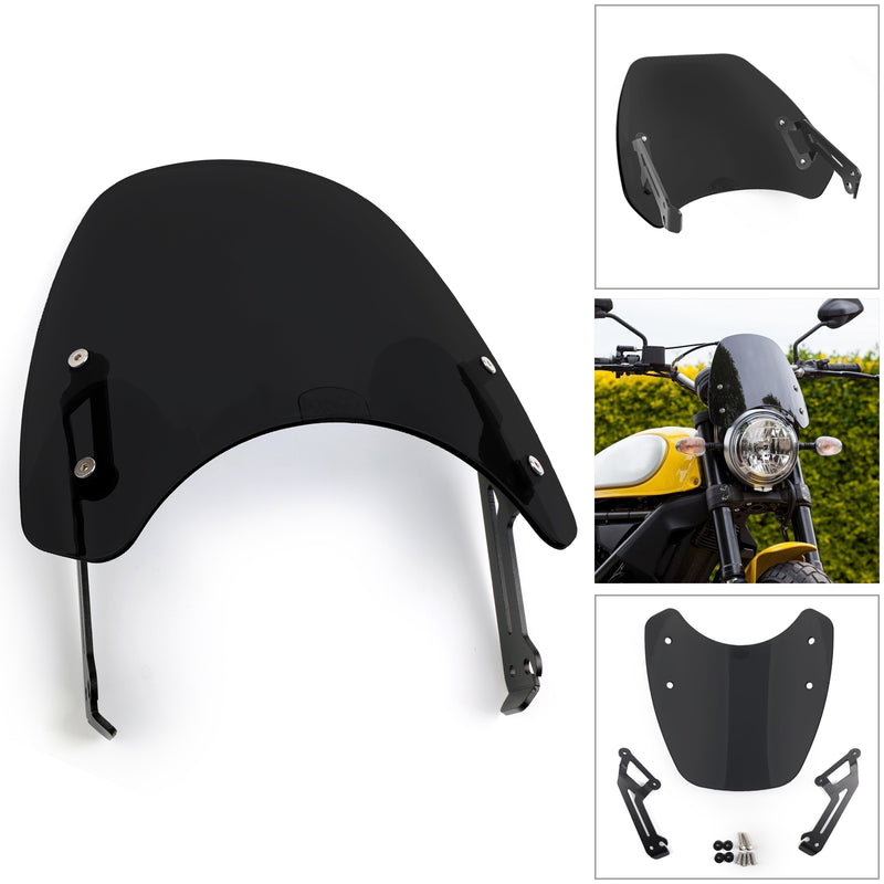 Motorrad Windschild Windschutzscheibe für Ducati Scrambler 2015-2018