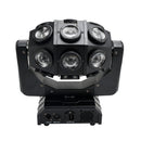 180W cabeza móvil 18 LED haz giratorio DMX luz de escenario RGBW DJ efecto de fiesta