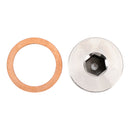 M18 x 1,5 mm Innensechskant-Sensor-Verschlussstopfen, Edelstahl 304, 5er-Pack