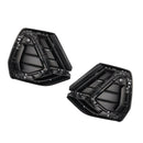 2019–2022 Audi Q3 S-Line 2 Stück glänzend schwarz Frontstoßstangen-Kühlergrillabdeckung