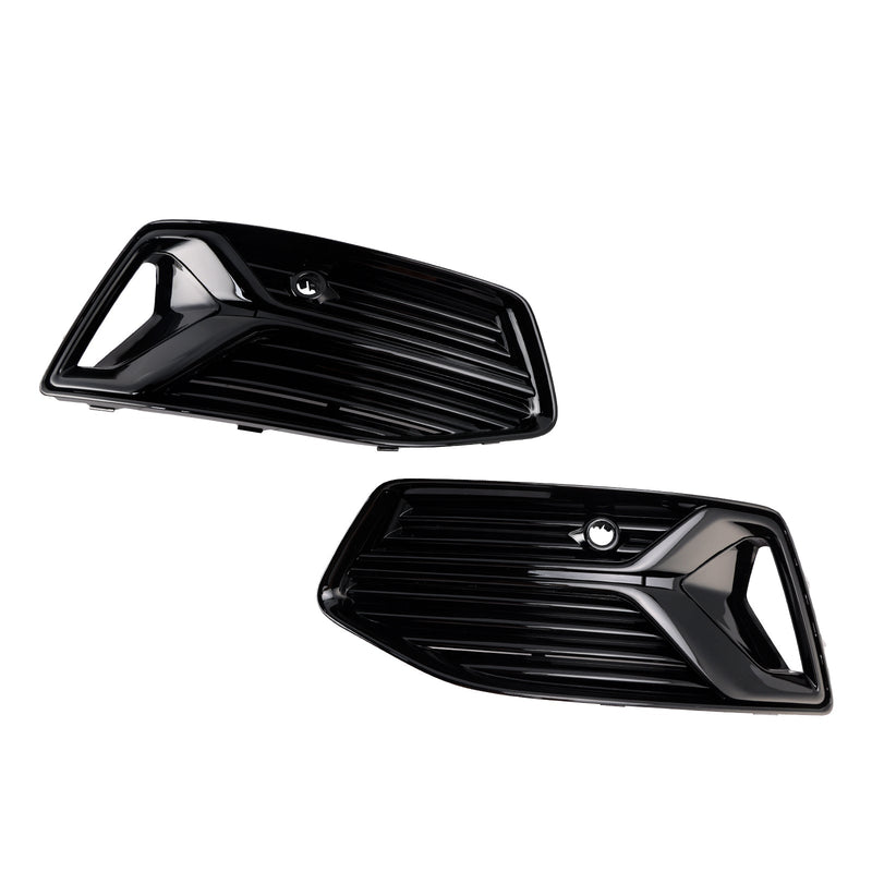2019-2023 Audi A6 C8 2PCS Frontstoßstange Nebelscheinwerfer Abdeckung Grill Grille