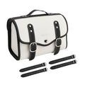 Pu Cock Bocket Bold Silldle Bag Color Moldista a juego White para Scooter Motorcycle White