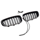 Parrilla delantera con doble lama, color negro brillante, apta para BMW Serie 3 F34 GT (2013–2019).