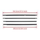 2009–2013 Suzuki Grand Vitara 4 Stück Tür Glas Gürtel äußere Form Dichtungsstreifen