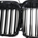 2019-2022 Velegnet til BMW X7 G07 dobbelt lamel frontgrill i højglans sort
