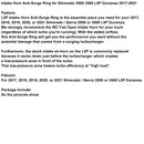 2017-2021 Silverado 2500 3500 L5P Duramax Ansaughorn Anti-Überspannungsring