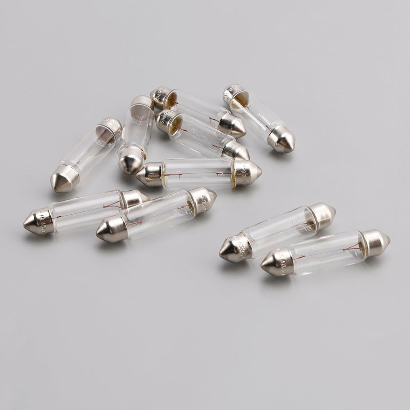 10 STÜCKE Auto Licht Rohrlampe birne C5W SV8.5 43 MM 6413 12 V 5 Watt Für OSRAM