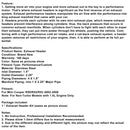 Edelstahl-Auspuffkrümmer-Header Fit Mini Cooper R50/R52/R53 2002-2008