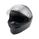 Dot motorcykelhjälm för vuxna, gata, integrerad hjälm, orange, matt svart