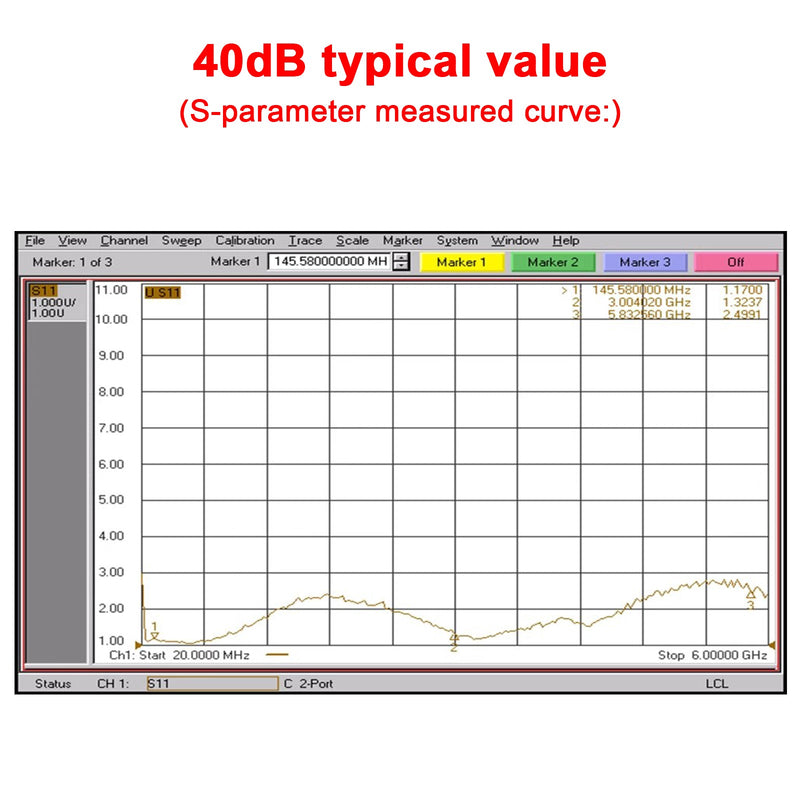 10M-6GHz HF-Verst?rker 10dB 20dB 30dB 40dB High Gain Treiber Empfangsverst?rker