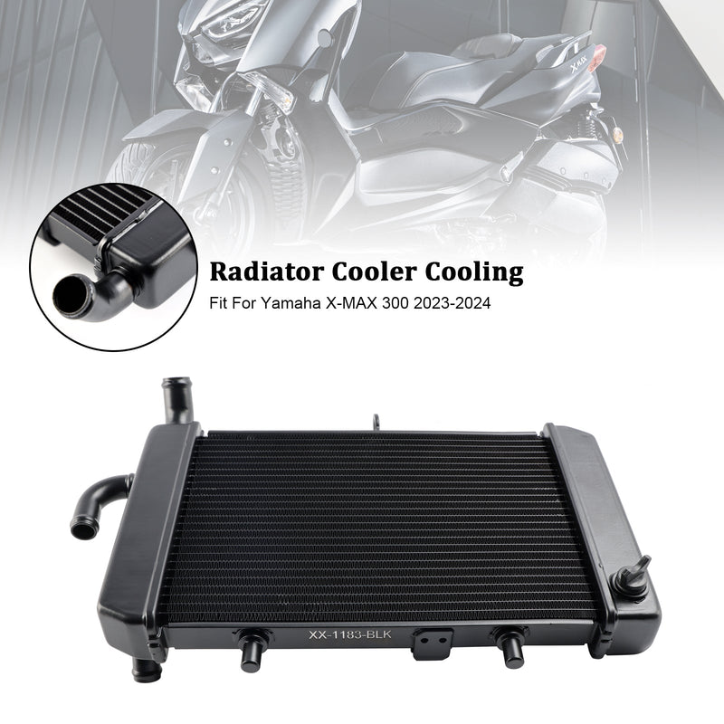 2023-2024 Yamaha X-MAX 300 XMAX Radiator Kjølemotor Radiator