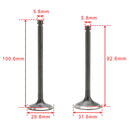 2002-2008 Yamaha YFM660F Grizzly 4x4 pään imu- ja pakoventtiilien tiivistesarja 5KM-12111-00 3YF-12111-00