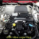 EGR-ventil Blankeringsplatta för Ford Mondeo Kuga Focus 2.0L TDCi Euro5 DW10 CTED4