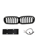 2021–2024 BMW 5er G30 G38 Frontgrill Doppellamelle, glänzend schwarz