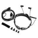 K-Head Teleskop-Halsvibrationsmikrofon-Headset für TK-208, TK-220, TH-D7, TH-F6