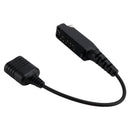 Cabo conversor de conector de fone de ouvido de 2 pinos K-Interface para Sepura STP8000 STP8030 STP8035