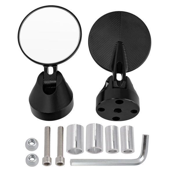 CNC ?50mm Mini Handlebar End Mirror Set For Vespa Sprint Primavera 50 125 150