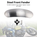 Guardabarros delantero de acero apto para MOTO GUZZI V7 Stone Special 2017-2025