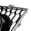 2010–2014 Audi A1 Frente -Piso Rod Honeycomb nevoeiro Cooler Grille Tampa preta