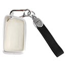 Lexus IS GS ES RX Autoschlüssel-Schutzhülle aus Aluminiumlegierung, TPU-Weichfolie, Schwarz