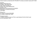 2018–2023 Subaru Crosstrek Impreza Mittelkonsolendeckel-Baugruppe 92114FL002VH