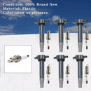 2007–2011 Dodge Nitro V6 4.0L 6 stykker tenningsspole og tennplugg UF502 4606869 4606869aa