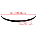 Schwarz glänzender Heckspoiler für Tesla Model 3 17-23, Original-Werksstil