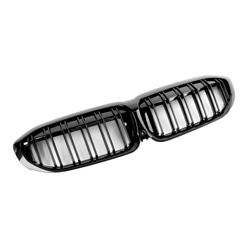 Black Dual Slat Kidney Grille Grill 51138072085 Für BMW 3 Series G20 2019-2022