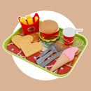 Hamburger Waffeln Pommes Trinken Spielen Lebensmittel Küche Set Kinder Spielzeug Set Für Kind